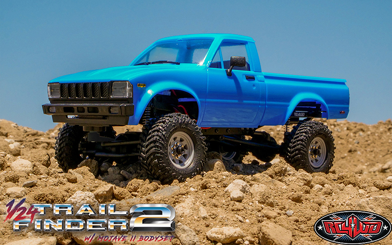 RC4WD 1/24 Trail Finder 2 RTR W/ Mojave II Hard Body Set (Blue)