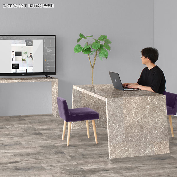 【激安】!|テーブル カフェ風 ドレッサー 大理石柄 パソコンデスク 高さ60 ソファに合うテーブル ソファテーブル 鏡面 カフェテーブル センターテーブル 150 会議テーブル ダイニングテーブル グレー 大きめ 大理石風 60cm 長机 応接室 【天板幅150奥行90高さ60cm】|arne(インテリア家具と雑貨)
