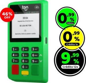 Maquininha Ton 5 t1 chip
