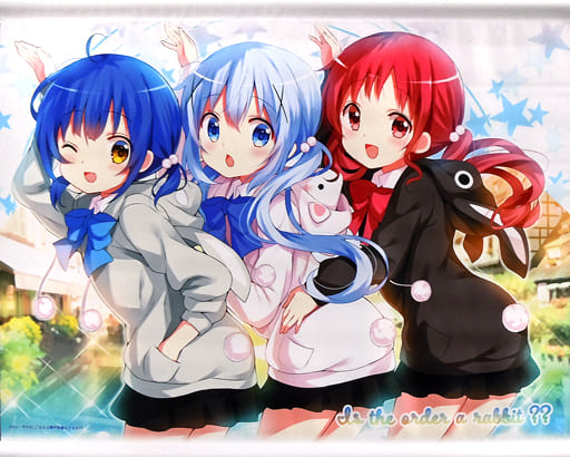 タペストリー チマメ隊 B2タペストリー 「ご注文はうさぎですか?? きゃらっとくじmini ご注文は運だめしですか??」 C97会場限定 当たり景品
