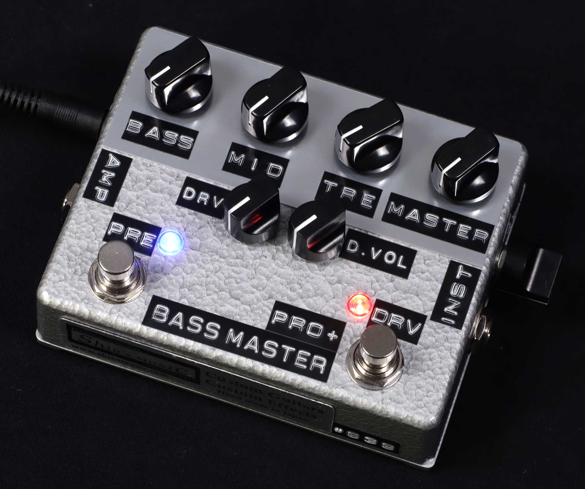 Shin's Music / Bass Master Preamp Pro+ Silver Hammer BMP1 PRO+ ベース用プリアンプ シンズミュージック Shin's Music / Bass Master Preamp Pro+ Silver Hammer BMP1 PRO+ ベース用プリアンプ シンズミュージック