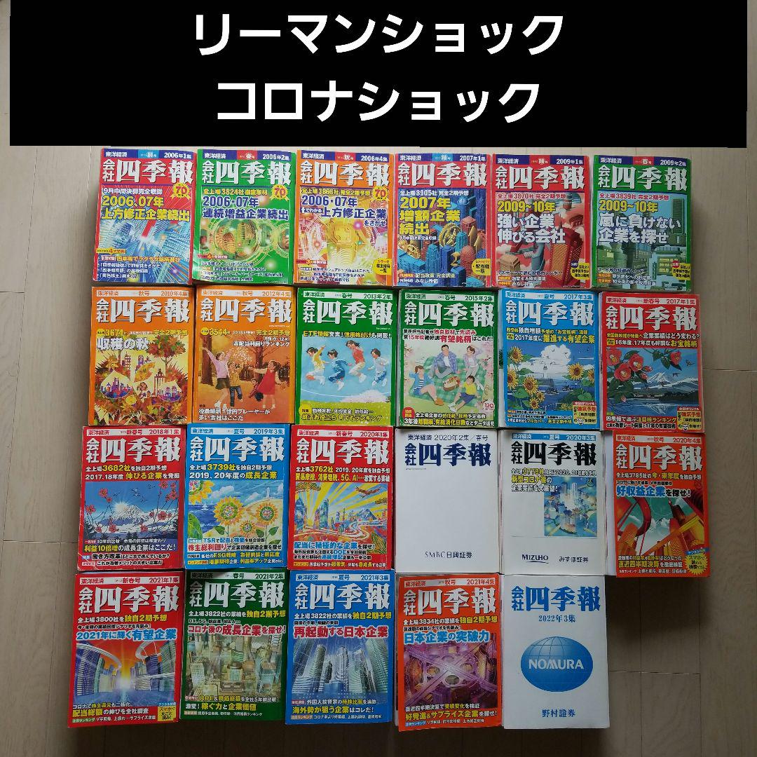 会社四季報 23冊 まとめ売り リーマンショック・アベノミクス・コロナショック