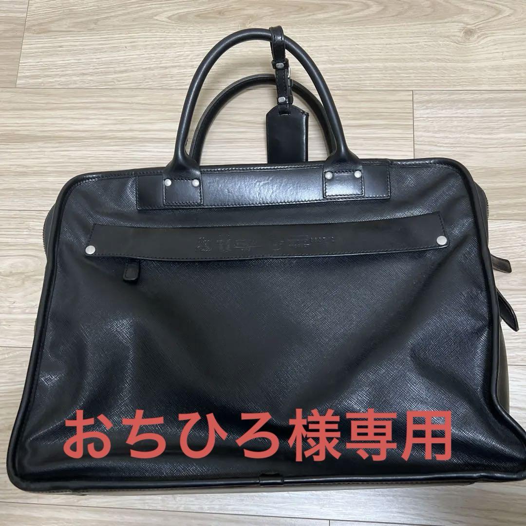 【美品】Felisi(フェリージ) ビジネスバッグ 8637/2 オールレザー黒