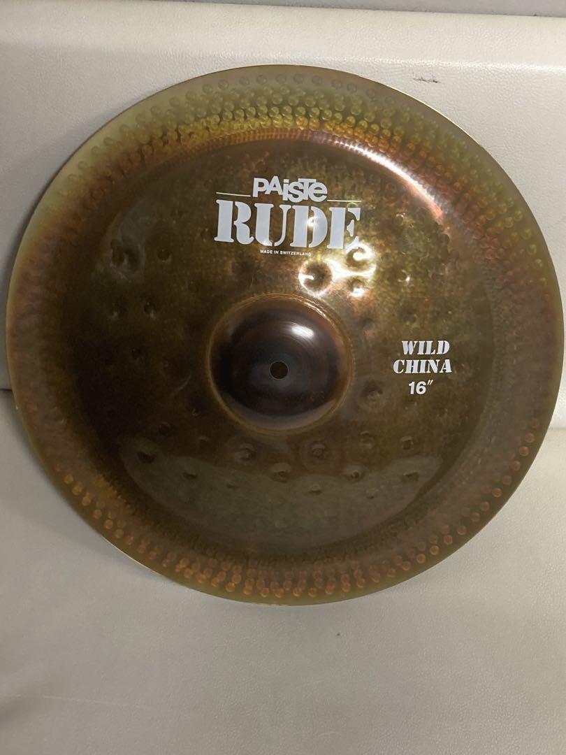 PAiSTE チャイナシンバル 16インチ RUDE Wild China 16