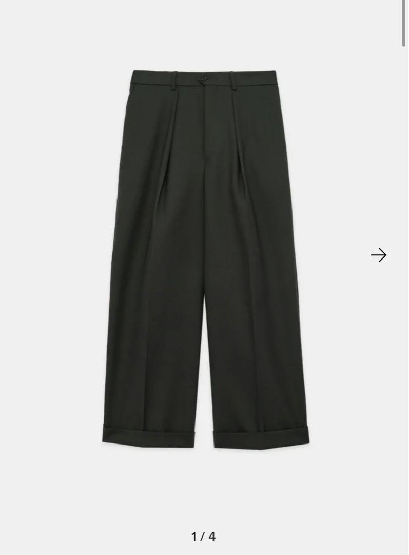 スラックス markaware ORGANIC WOOL HEAVY TROPICAL