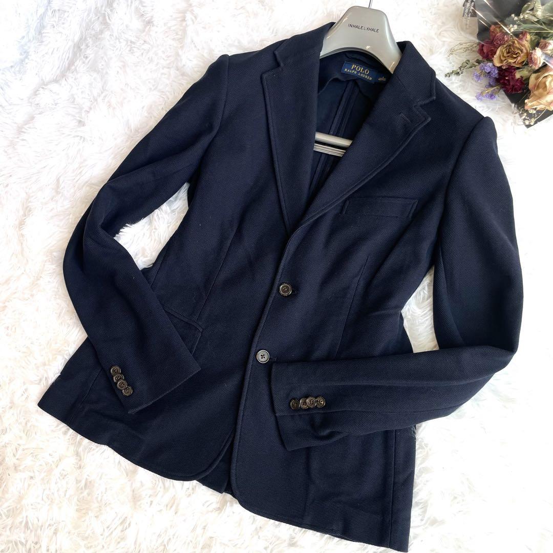 美品　POLO RALPHLAUREN 鹿の子　テーラードジャケット　レディース