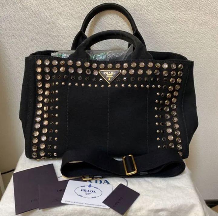 PRADカナパビジュー　Lサイズ 美品　本日限定値下げ中