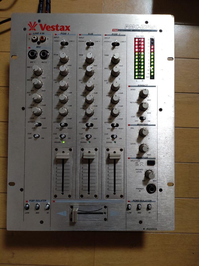 Vestax PMC-270A 動作確認済み DJミキサー