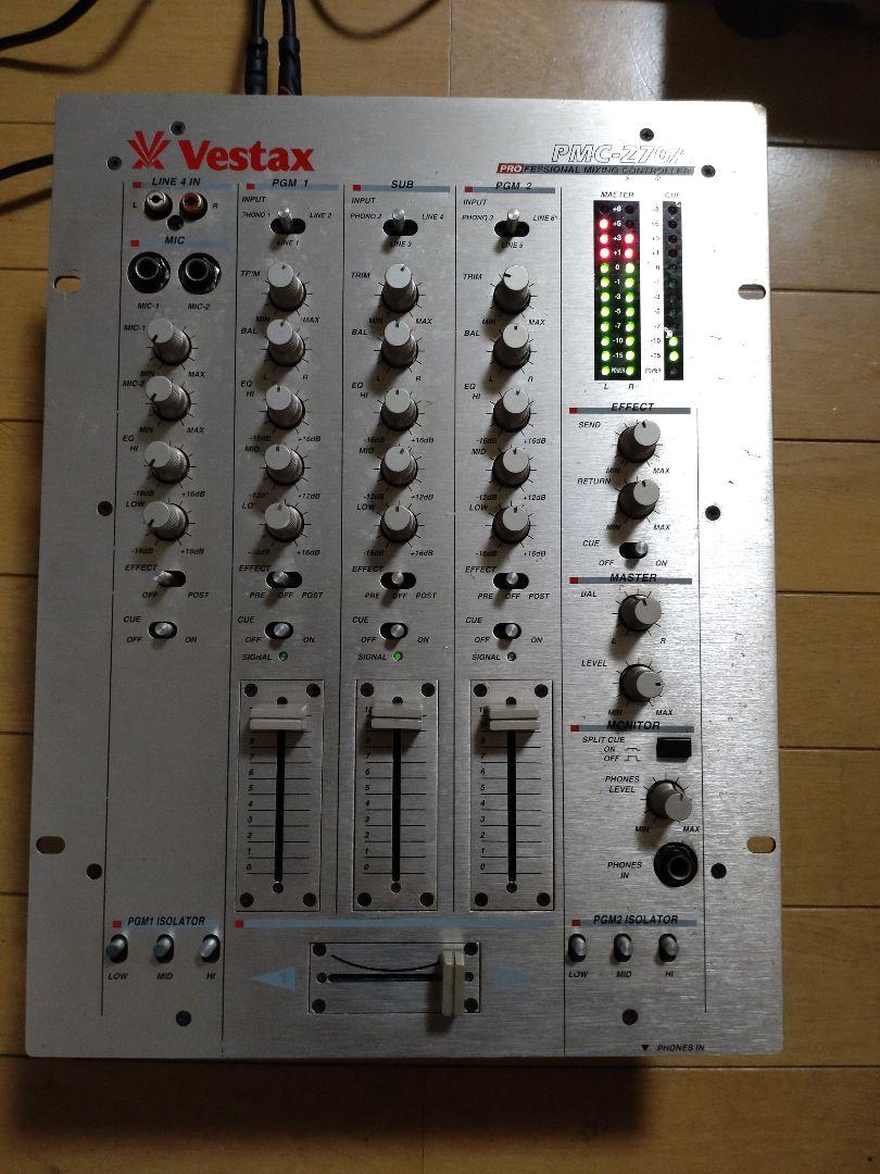 Vestax PMC-270A 動作確認済み DJミキサー