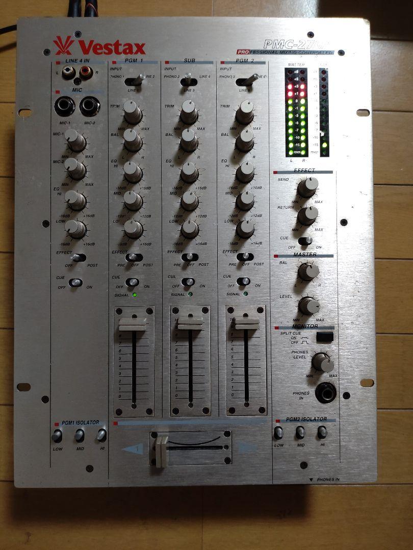 Vestax PMC-270A 動作確認済み DJミキサー