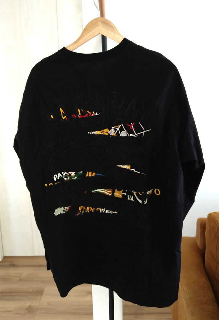 doublet ダブレット カオス刺繍 ロングTシャツ