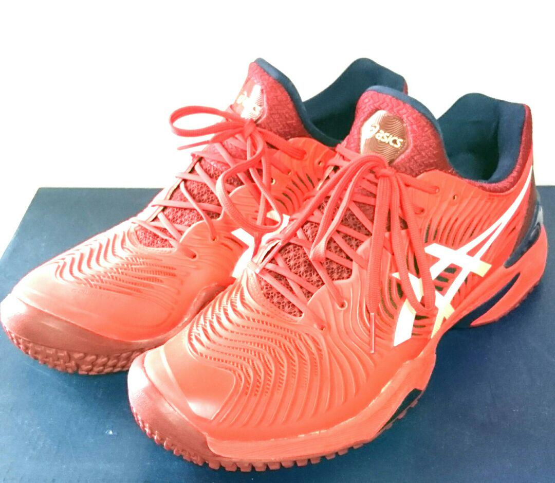 asics コートFF テニスシューズ レッド