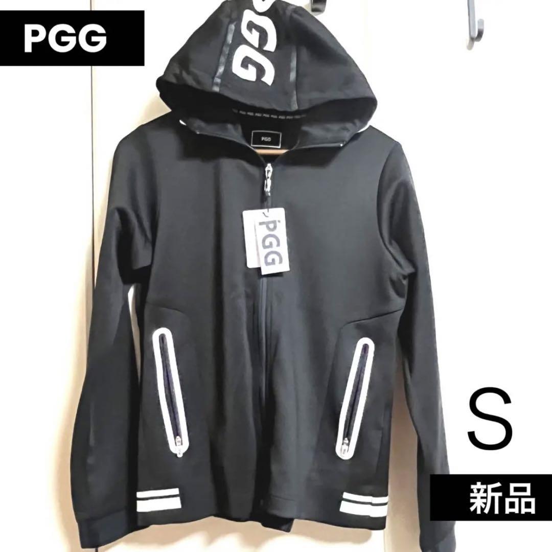 PGG パーリーゲイツ　長袖　パーカー　ブルゾン　ゴルフウェア　黒　ブラック