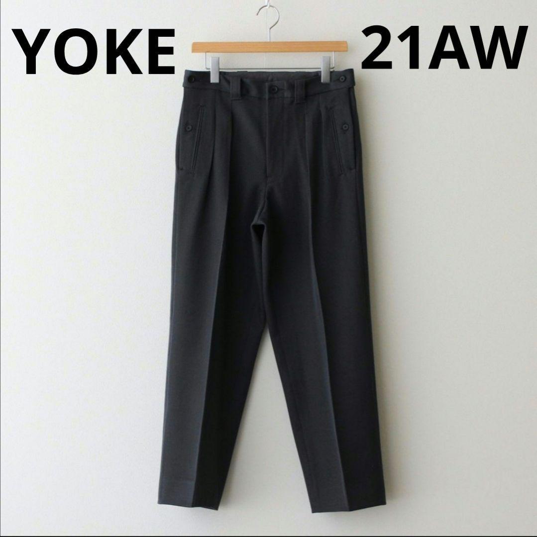 スラックス 2TUCK WIDE GURKHA TROUSERS #DUSTY NAVY