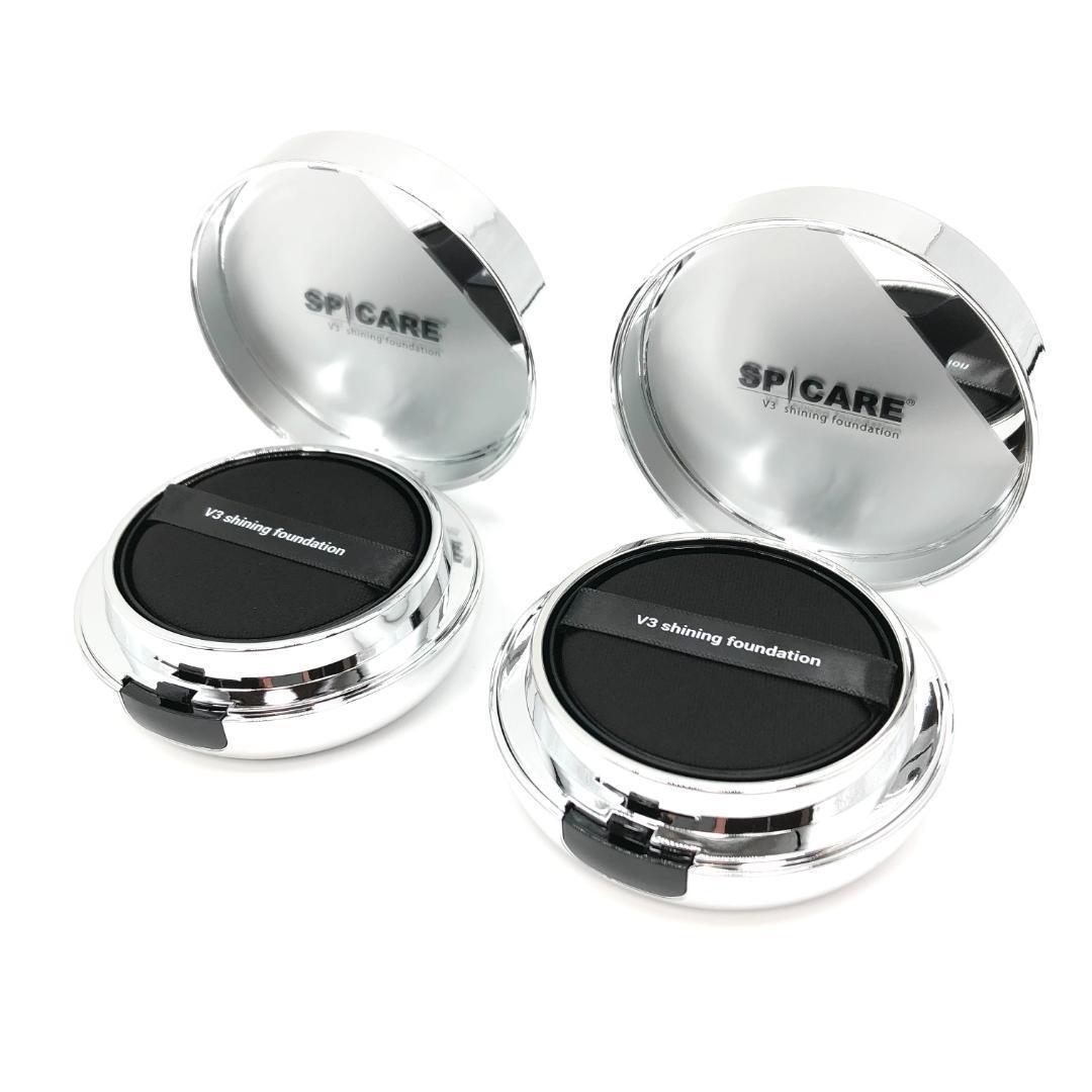 100％品質保証！|V3シャイニングファンデーション ２個セット スピケア 新品正規品  送料無料