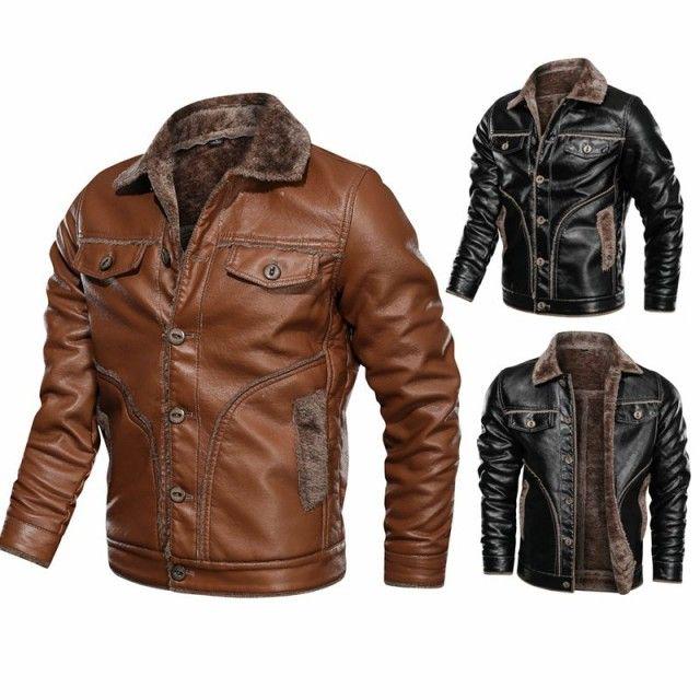 バイクウェア 革ジャン メンズ レザージャケット コート アウター