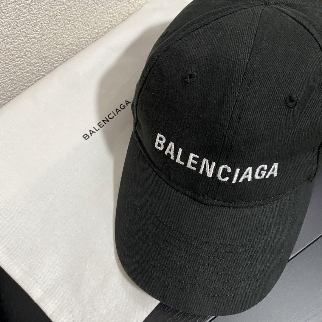 BALENCIAGA キャップ バレンシアガ 帽子 ブラック