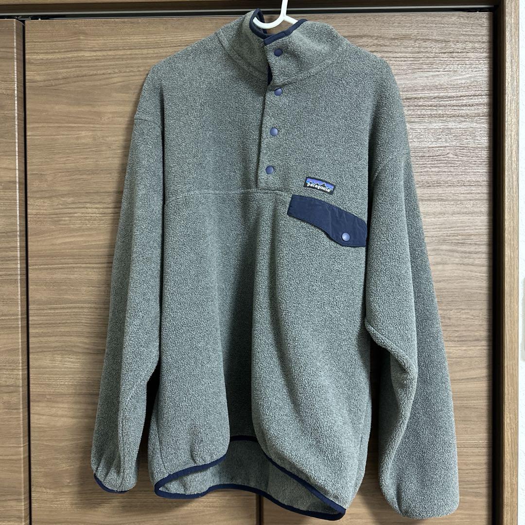 PatagoniaシンチラスナップT フリース グレー 古着