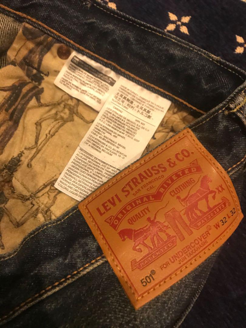 アンダーカバーとリーバイス501 コラボデニム