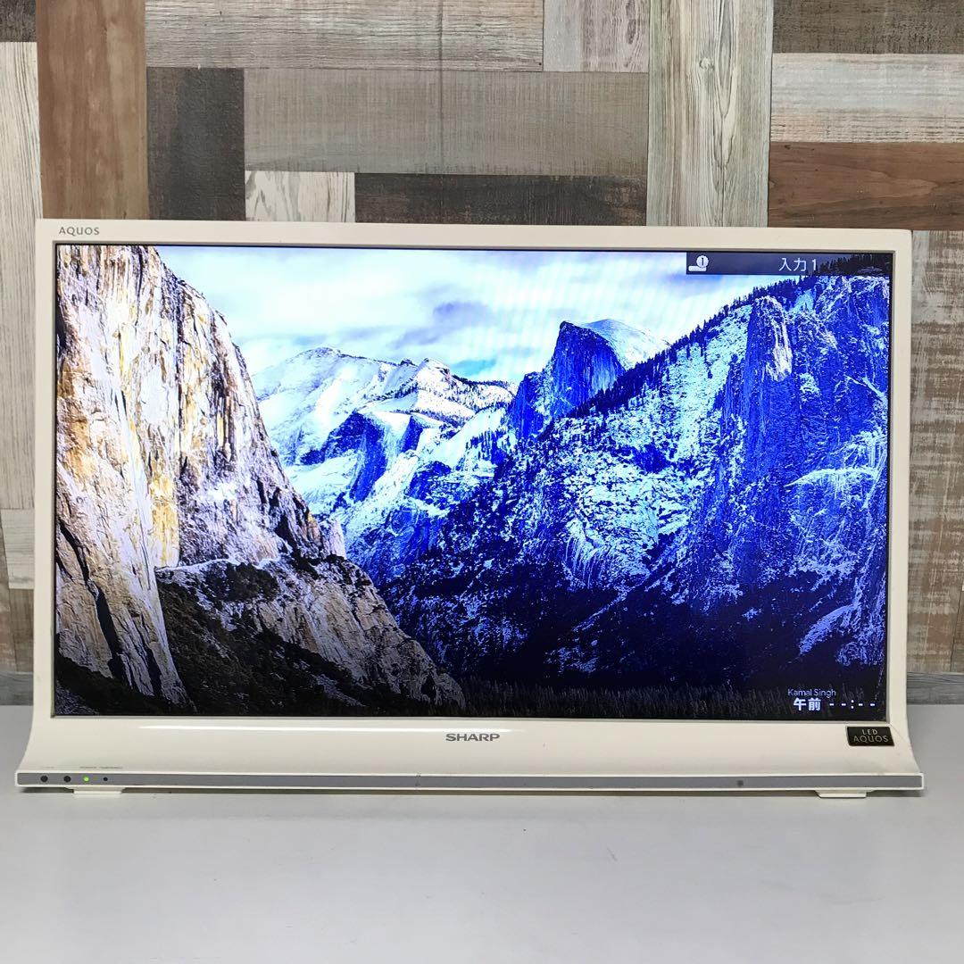 たけやん 専用❣️SHARP AQUOS32型人気のホワイトフレームでスッキリ