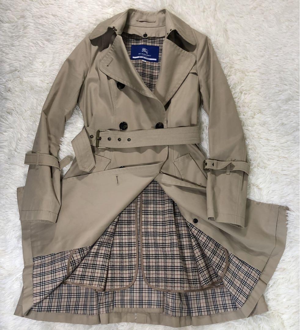 【極美品】バーバリー トレンチコート ライナー ノバチェック ベージュ 40