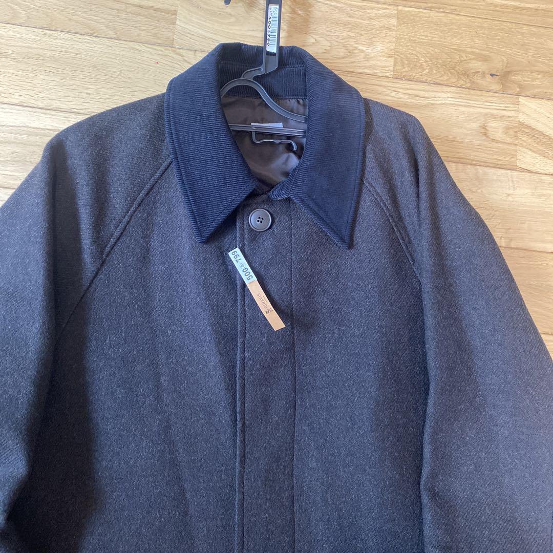 HIGH LAND WOOL オーバーサイズ バルマカーンコート ブラウン 茶