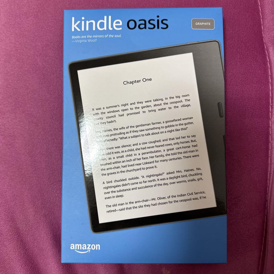 Kindle Oasis 第10世代 wifi 32GB 広告あり 純正カバー付