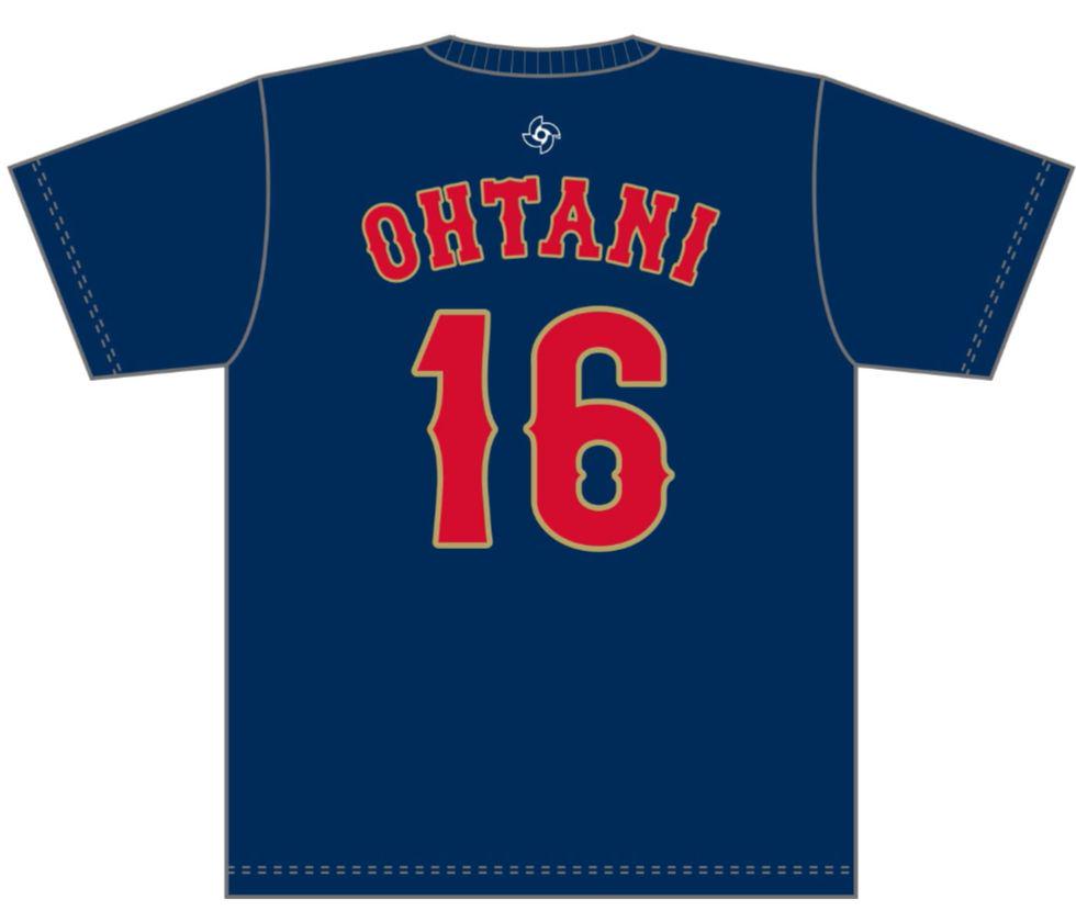 WBC 2023 ナンバー付き Tシャツ