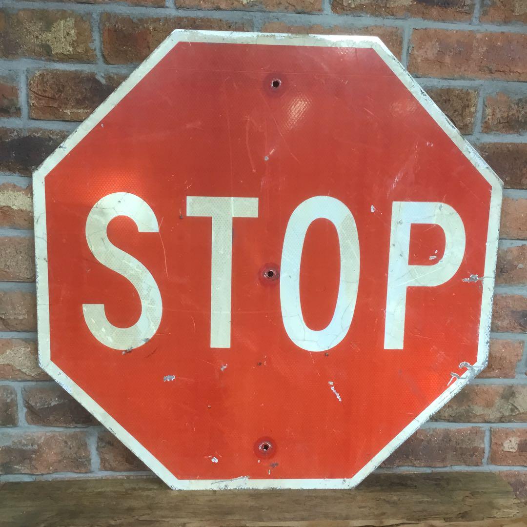 USA STOP 看板