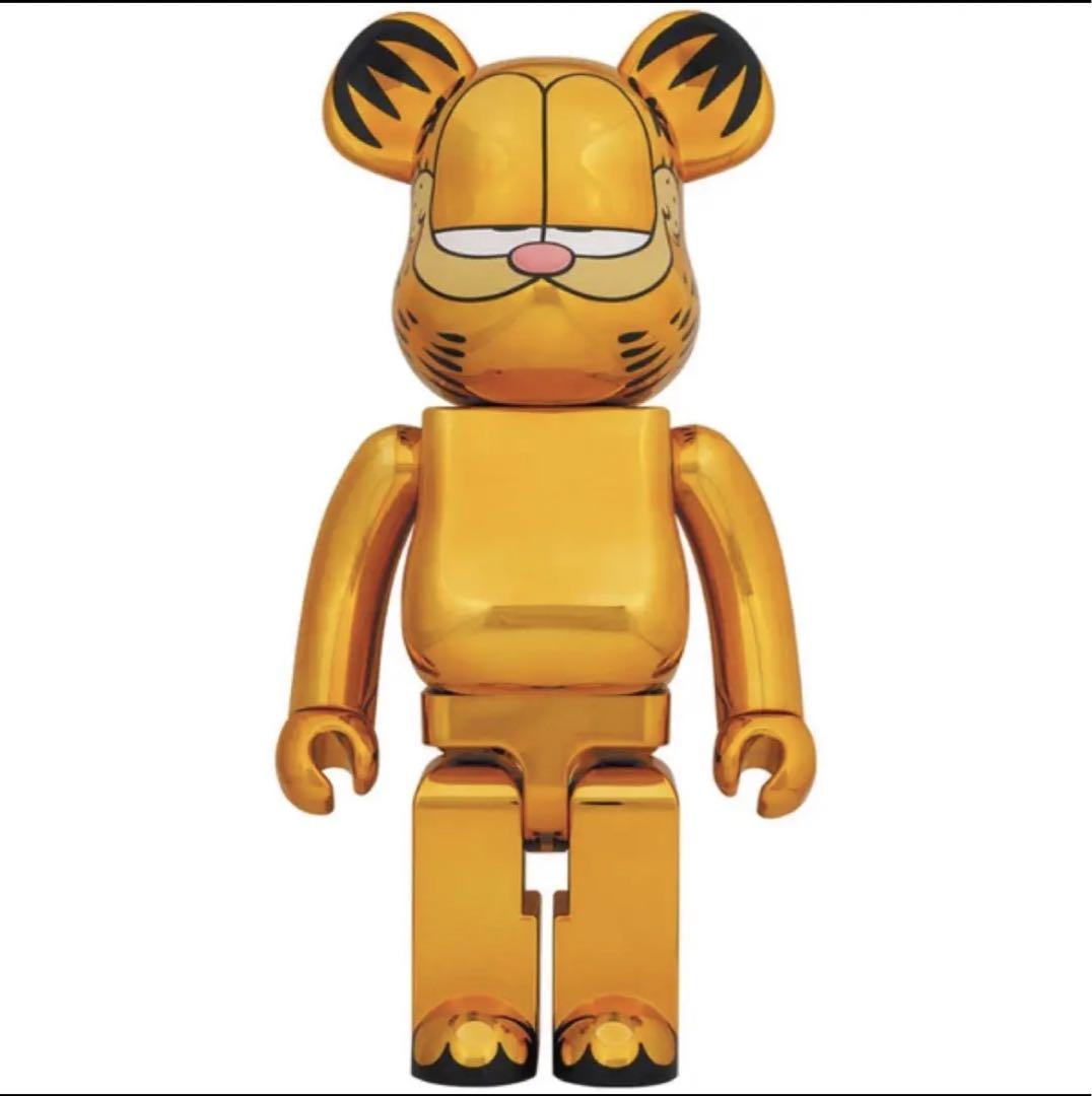 BE@RBRICK GARFIELD GOLD CHROME Ver.1000％