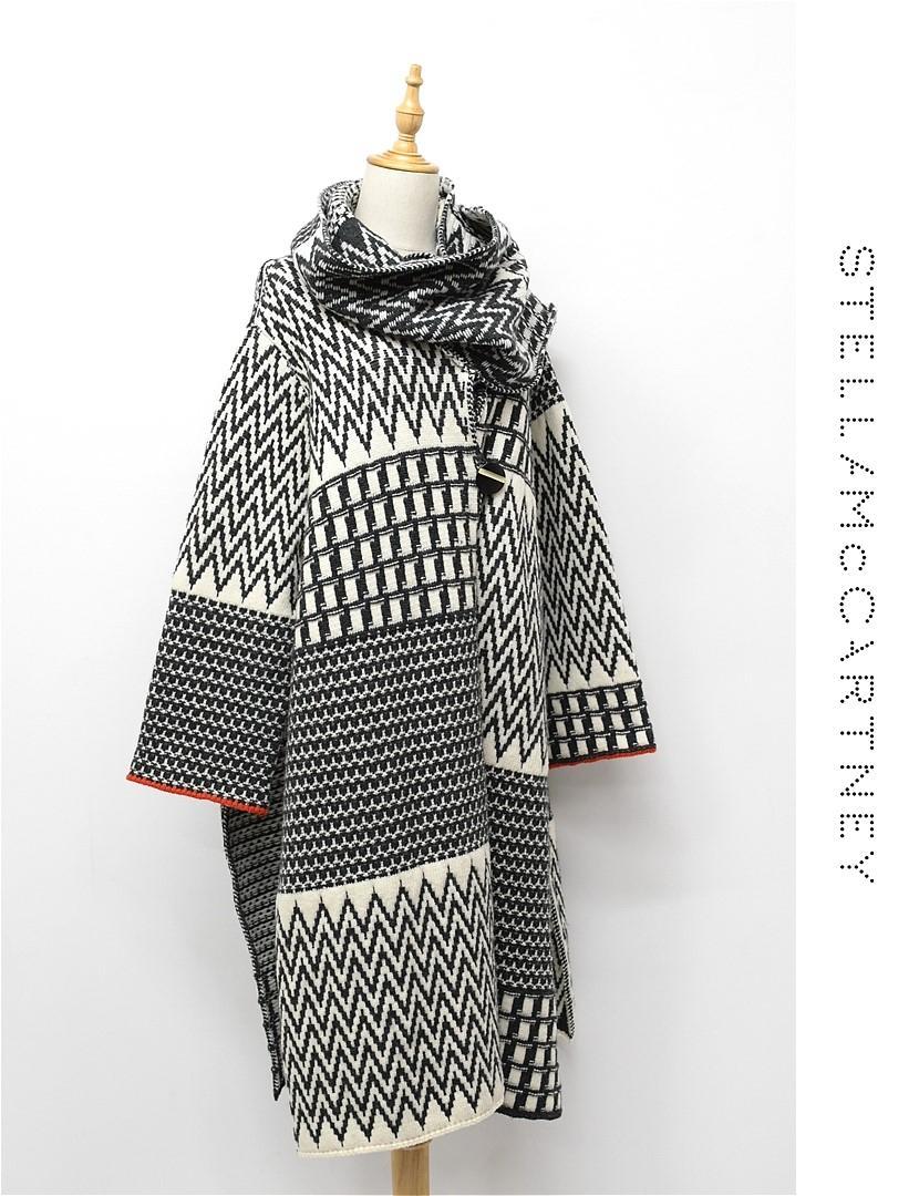 HGS-F343/Stella McCartney ロングコート アシンメトリー