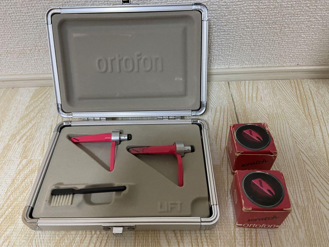 ortofon concorde scratch 本体２個予備針２個セット