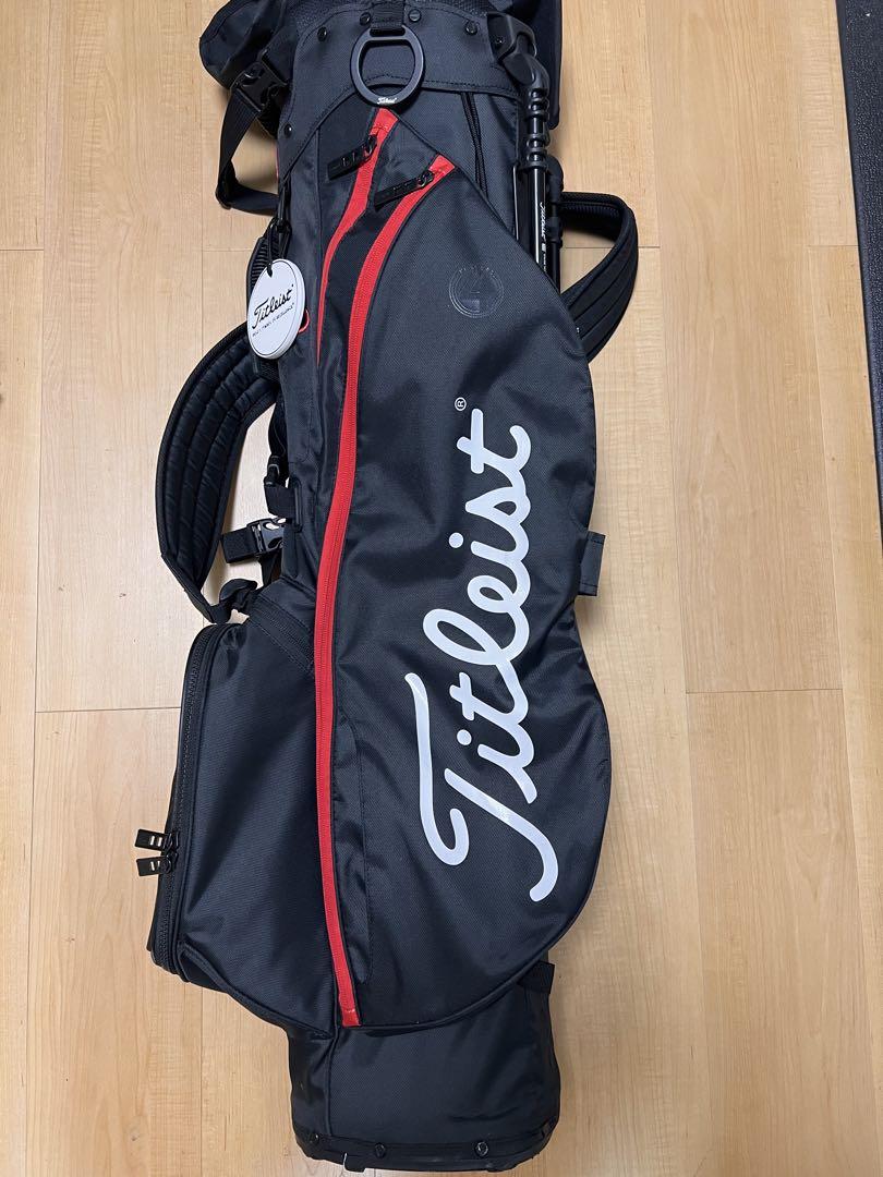 タイトリスト（Titleist）　Players 4 スタンドバッグ　黒赤