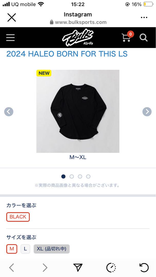 2024 HALEO Tシャツ　XL
