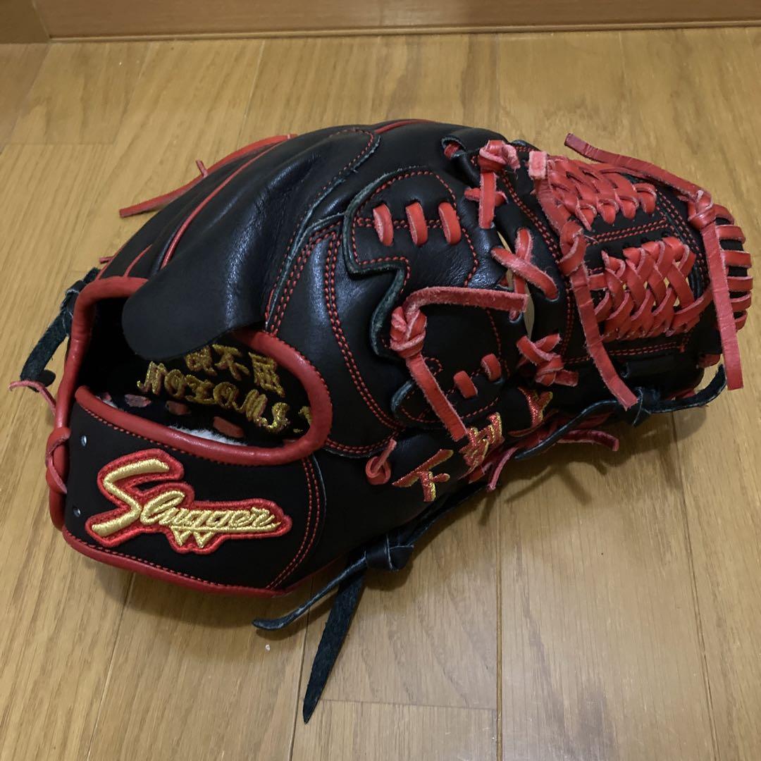 即戦力　刺繍有り　久保田スラッガー　グローブ　オーダー軟式投手用