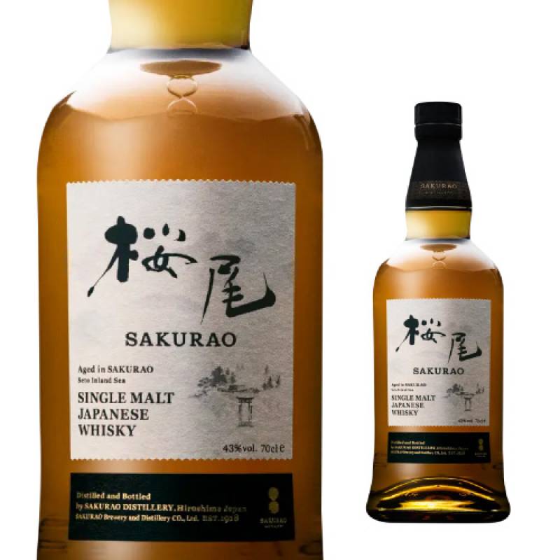 桜尾 シングルモルト ジャパニーズ ウイスキー 43度 700ml 桜尾蒸溜所 桜尾 シングルモルト ジャパニーズ ウイスキー 43度 700ml 桜尾蒸溜所