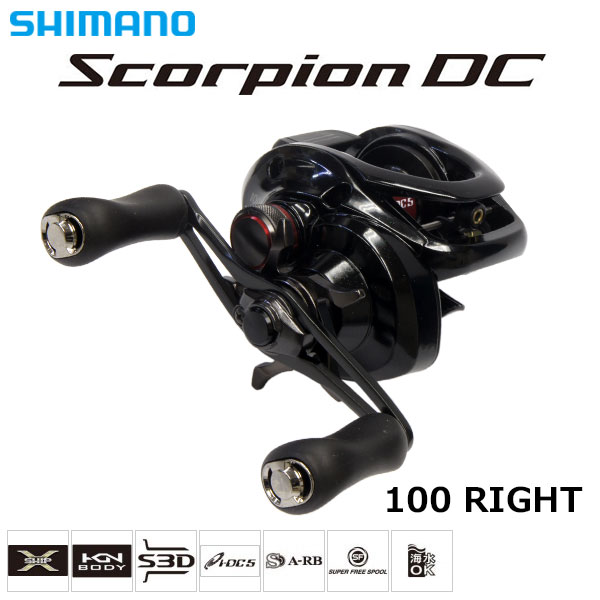 シマノ(SHIMANO) 17 スコーピオンDC 100 RIGHT(右) ○廃番 完売しま シマノ(SHIMANO) 17 スコーピオンDC 100 RIGHT(右) ○廃番 完売しま