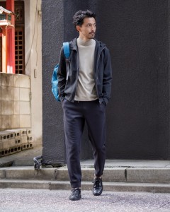 カードボードスウェットパンツ|three dots(スリードッツ)|TOKYOlife カードボードスウェットパンツ|three dots(スリードッツ)|TOKYOlife